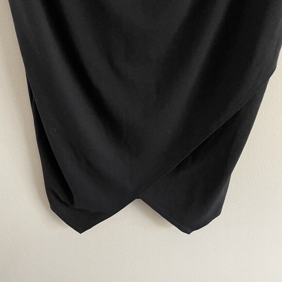 Torrid Women 2X Black Ponte Stretch Pull-On Envelope Back Midi Pencil Skirt - Picture 6 of 9